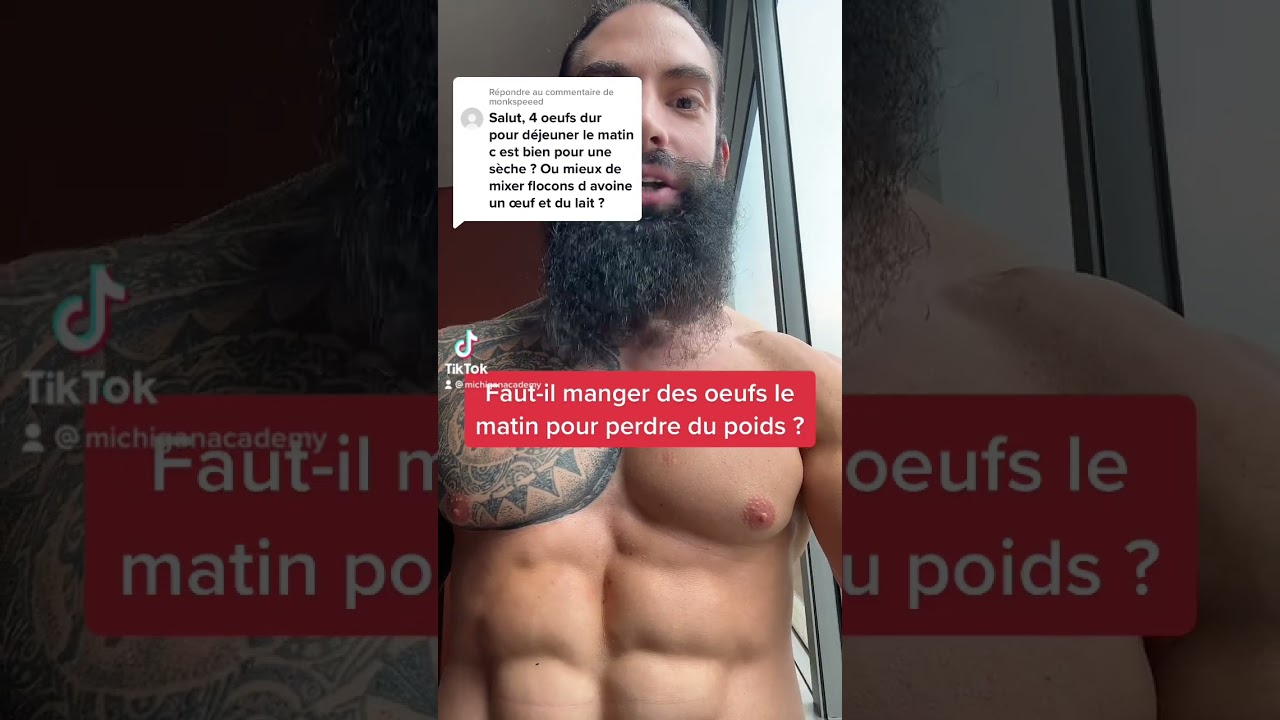 Faut-il manger des œufs le matin pour perdre du poids ? #davidmichigan #pertedepoids