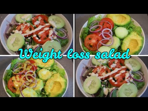 Accompgner votre regime de cette salade pour perdre du poids|| weight loss Salad