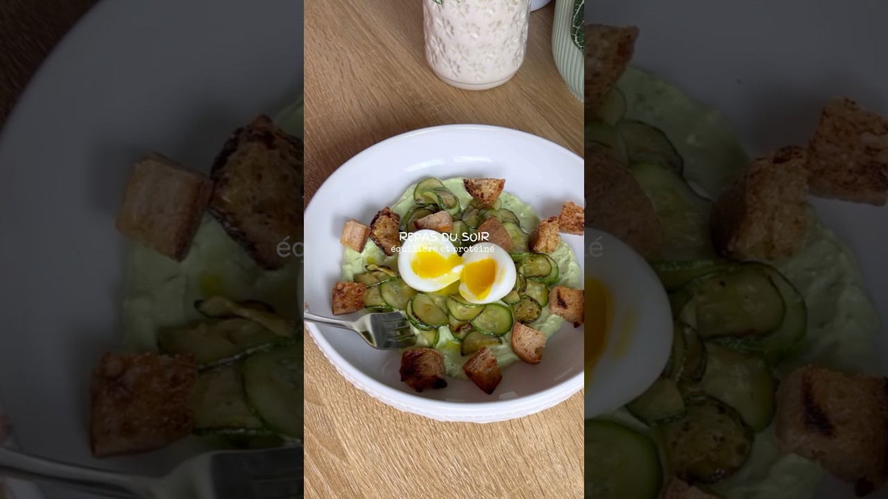 REPAS DU SOIR équilibré et protéiné 🫶