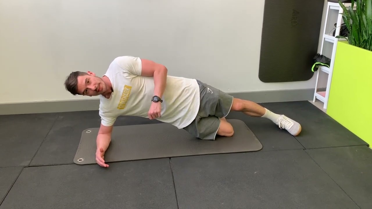 Explication de la Planche sur le coté / Gainage OBLIQUE