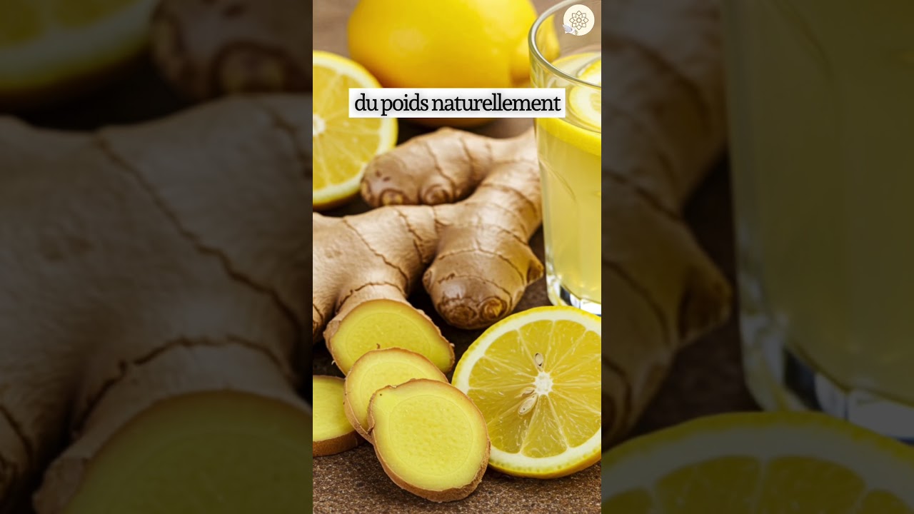 Recette naturelle pour perdre du poids rapidement #poidssanté #citron #gingembre #cumin #minceur