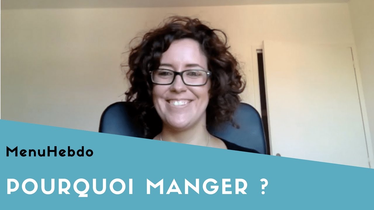 Pourquoi manger ? pour maigrir ? Pour se faire plaisir ? Pour ne plus avoir faim... ?