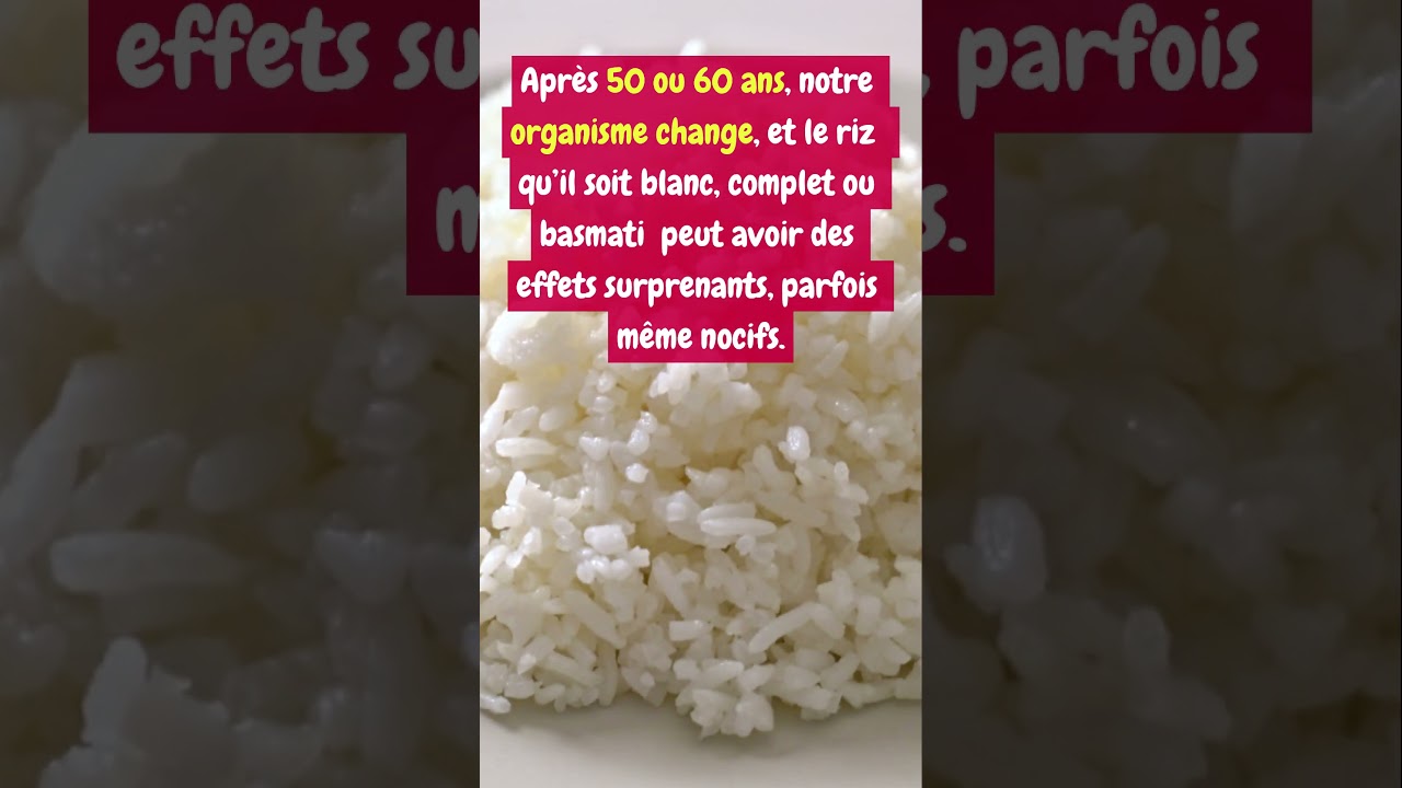 Riz : 7 Vérités Choc Après 60 Ans !