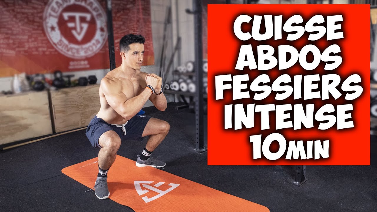 Cuisse Abdos Fessiers intense à la maison en 10min !