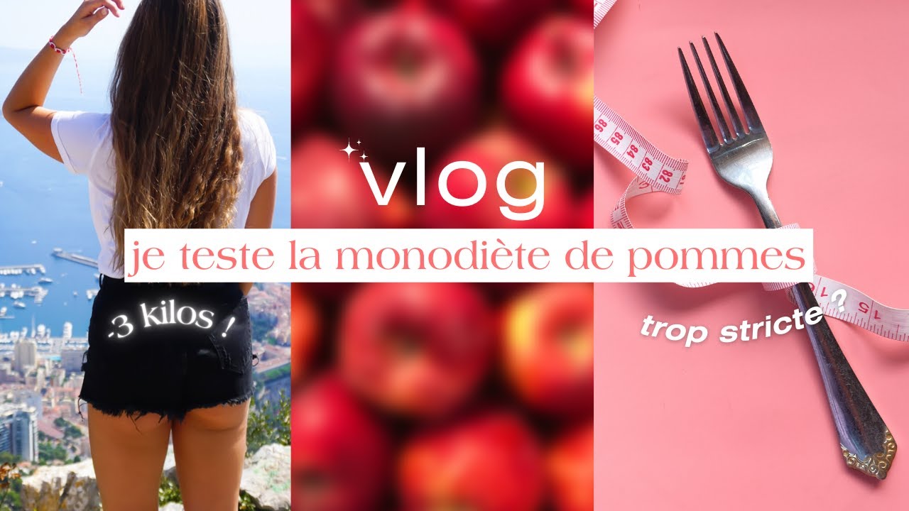 JE TESTE UNE MONODIÈTE // (efficace?) 🍎