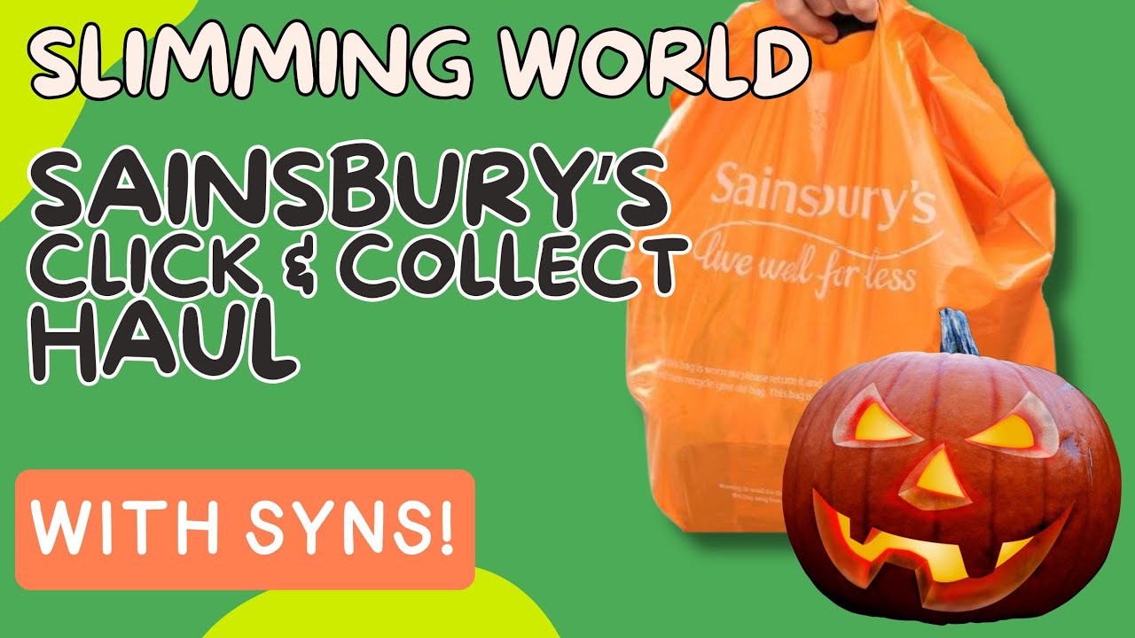 Slimming World Sainsury's Haul. Syns included.