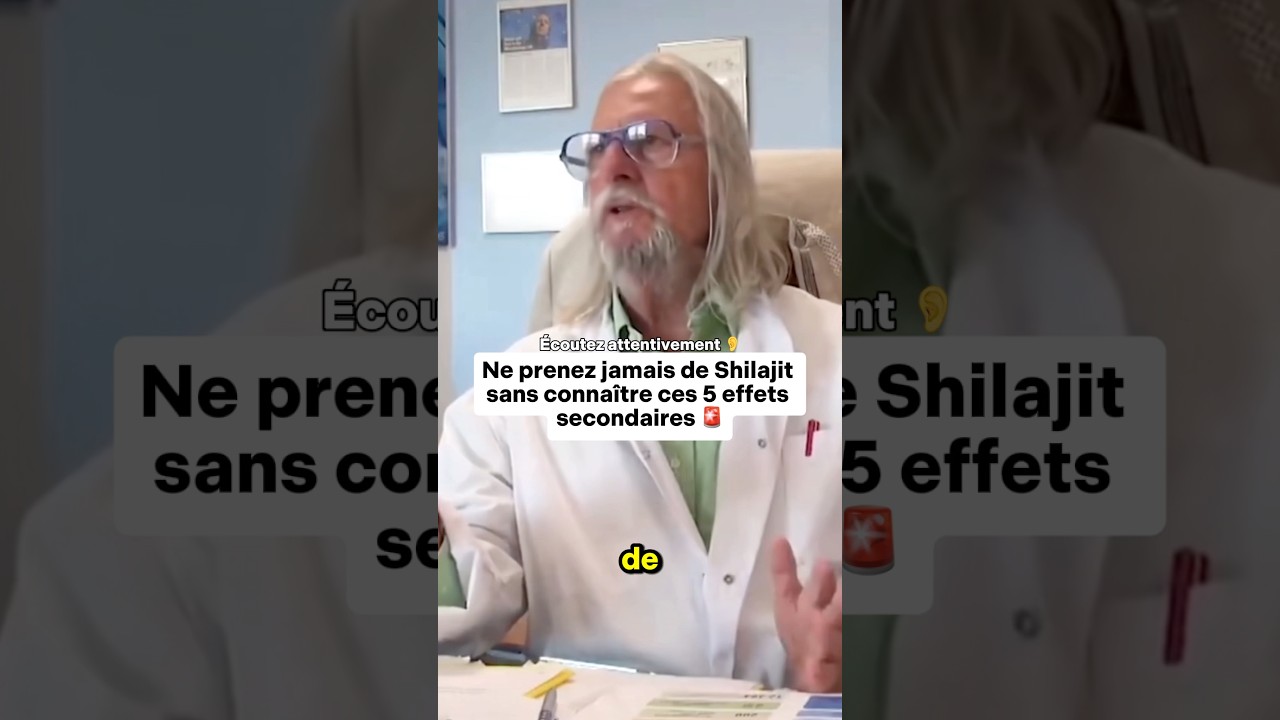 Ne prenez jamais de Shilajit sans connaître ces 5 effets secondaires 🚨 #fyp #shilajit #france