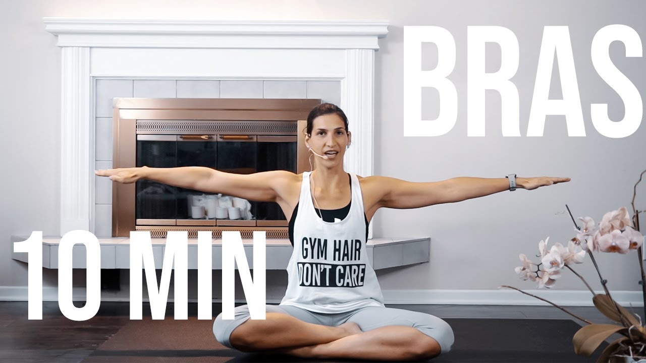 PILATES - BRAS MUSCLÉS // Exercices de BARRE - haut du corps // (Sans matériel - 10 min - 2020)