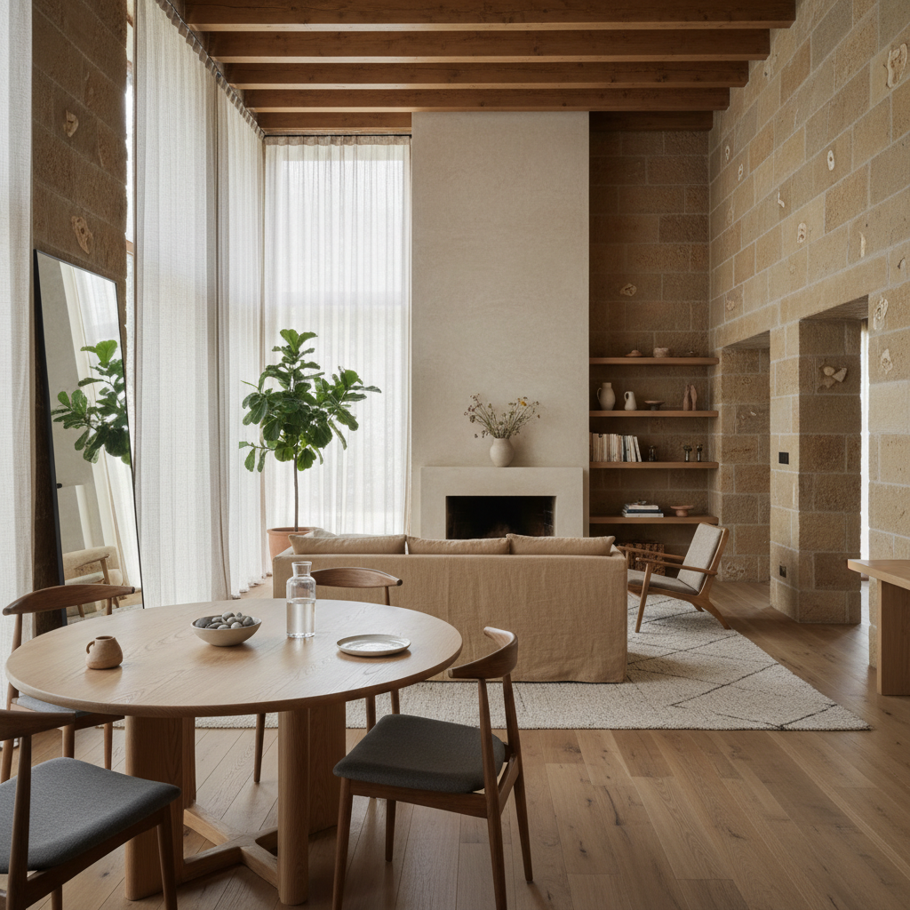 découvrez l'élégance et la subtilité de la maison de mireia, toni, joan et laia, une création unique signée vora et toni riba, célébrant la finesse architecturale et le design raffiné.