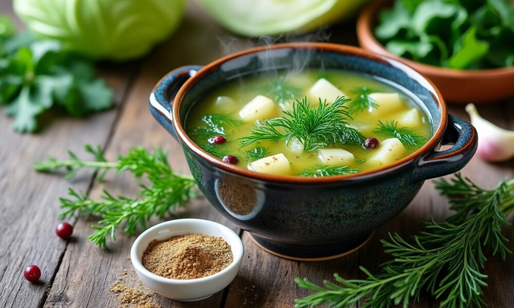 découvrez une recette naturelle et efficace de soupe au chou vert pour brûler les graisses et favoriser une perte de poids saine.