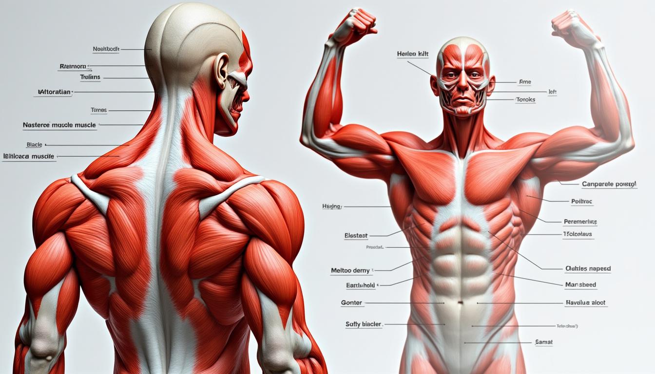 découvrez une analyse complète des muscles du corps humain avec une description détaillée de leur anatomie et une explication claire de leurs fonctions principales.